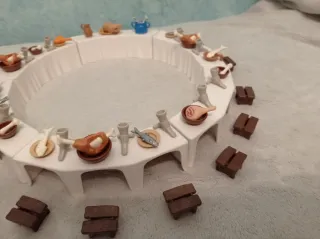 Playmobil Mesa Redonda Aldea Medieval