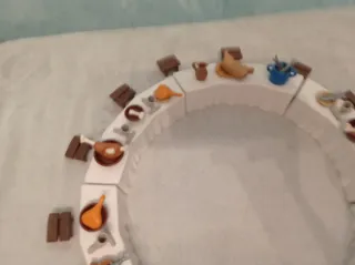 Playmobil Mesa Redonda Aldea Medieval