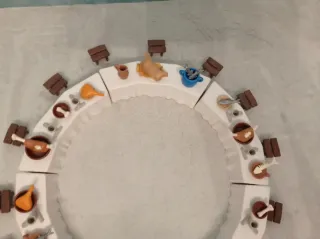 Playmobil Mesa Redonda Aldea Medieval