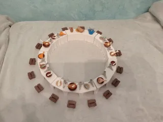 Playmobil Mesa Redonda Aldea Medieval