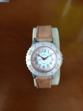 Reloj Cristian Lay Beige y Rosa