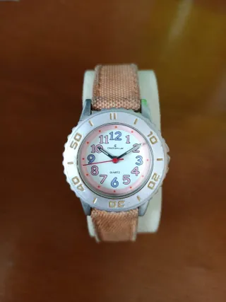 Reloj Cristian Lay Beige y Rosa