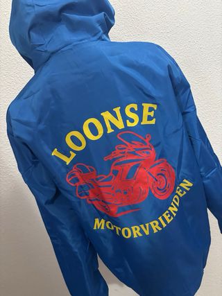 Cortavientos azul para chico