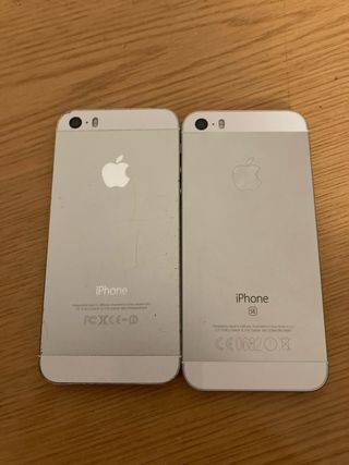 iPhone 5S Plata/Blanco Y iphone se 1gen