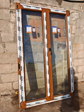 Balconera imitación madera 120x195