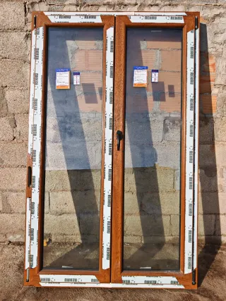 Balconera imitación madera 120x195