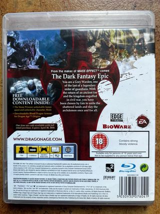 Dragon Age: Origins PS3 RPG