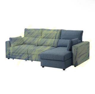 Módulo Chaise Longue IKEA ESKILSTUNA Azul (NUEVO)