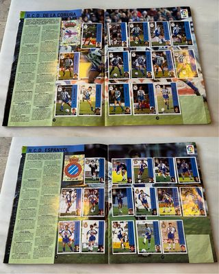 Álbum Panini Liga 95-96 Fútbol