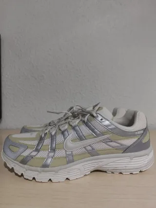 Nike P6000 Talla 46 Beige/Plata