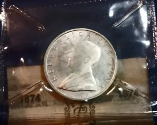 Moneta Argento 500 Lire Marconi 1996