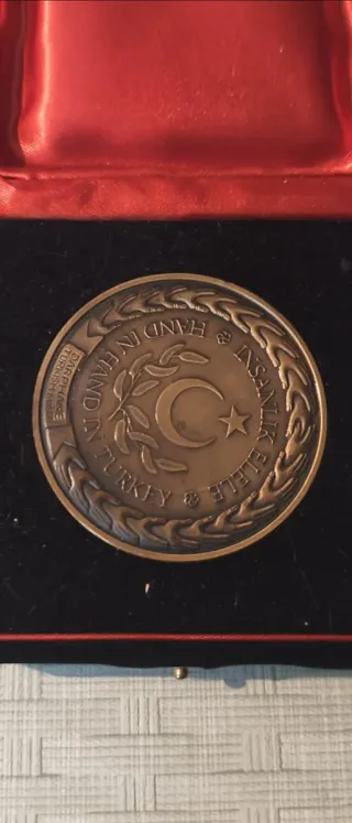 Moneda Conmemorativa Turquía Terremoto 1999