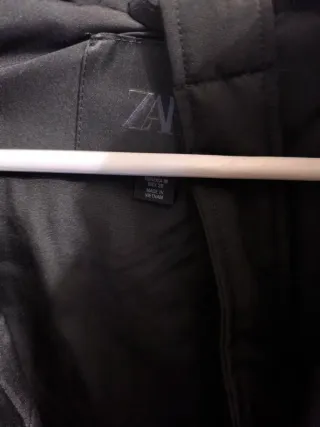 Abrigo largo negro talla M