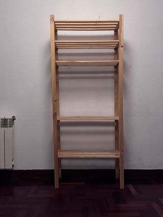 Estantería de madera 5 baldas