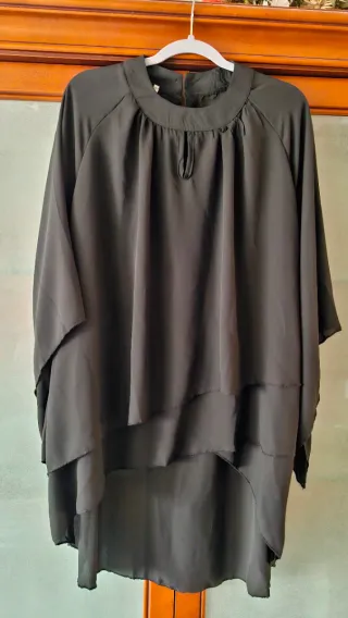 Conjunto negro pantalon y blusa