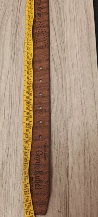 Cinturón Cayue Kubai Marrón Hombre