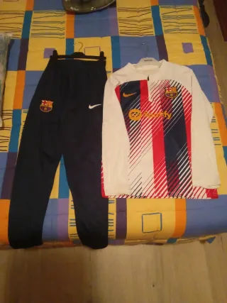 Conjunto Chandal FC Barcelona Nike Talla 16