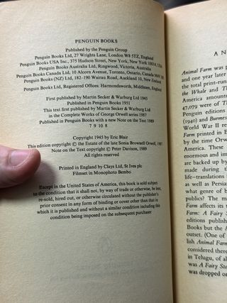 Animal Farm - George Orwell