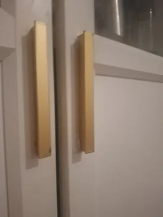 Estantería Billy Ikea Madera y Cristal