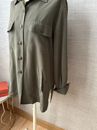 Camisa Burberry Verde Militar