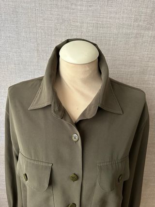 Camisa Burberry Verde Militar