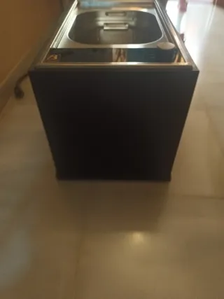 Freidora encastrable acero inoxidable