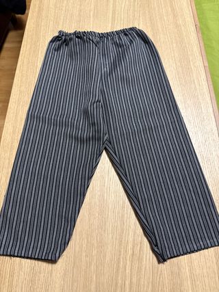 Pantalón fallero rayas grises y negras