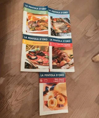 Lotto 5 Libri Cucina "La Pentola d'Oro" - Gribaudo