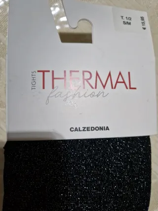Collant Calzedonia Thermal Nero Taglia S/M