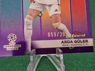 Arda Guler 059/299 Topps Finest Real Madrid
