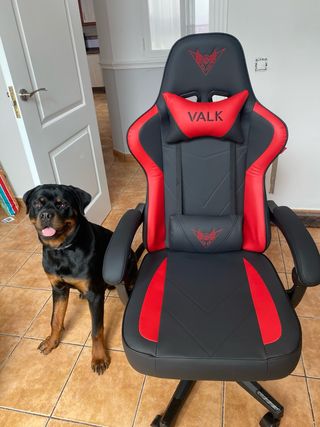 Silla Gaming Valk Negra y Roja