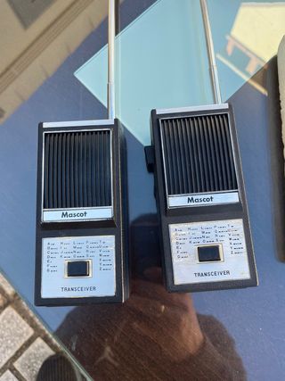 Walkie Talkies Mascot Años 80