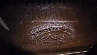 Bolso vintage piel repujada mexicano