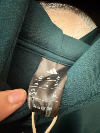 Sudadera verde adidas nueva