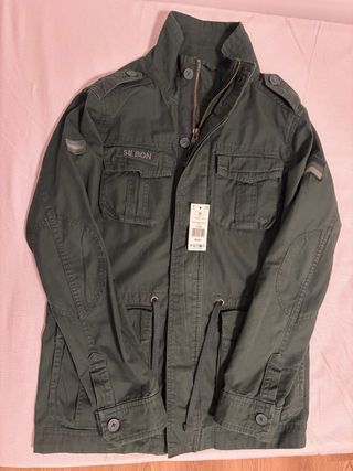 Parka SILBON Talla M Verde Militar