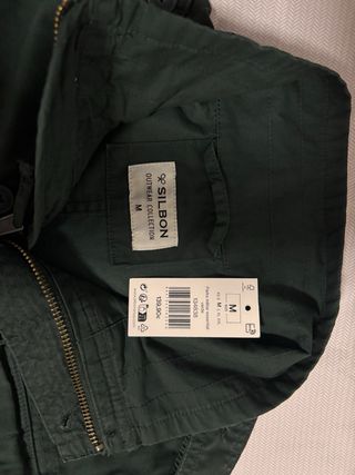 Parka SILBON Talla M Verde Militar