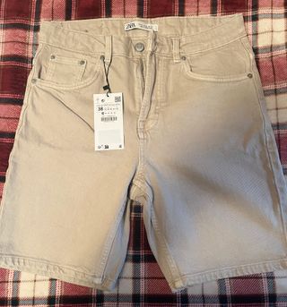 Bermudas Zara Beige