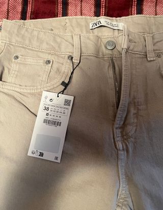 Bermudas Zara Beige