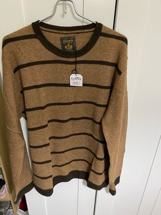 Jersey Springfield Rayas Marrón Talla M