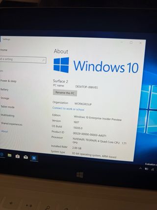 Microsoft Surface 2 Gris 2 Gb RAM 32 GB DD