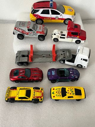 Lote 8 coches de juguete variados