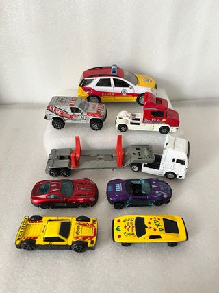 Lote 8 coches de juguete variados