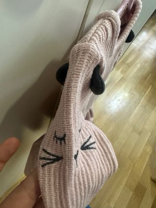 Vestido niña rosa con ositos