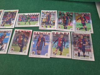 Lote 14 Cartas FC Barcelona Topps Chrome 2024-25