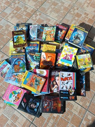 Lote DVDs Películas Animadas Infantiles