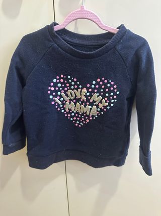 Conjunto chándal bebé niña corazón