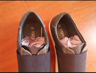 Sneakers blu navy senza lacci Tg 42