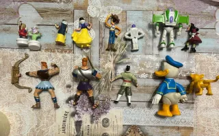 Lot 14 Figure Disney Donald Duck Hercules Lion Kin