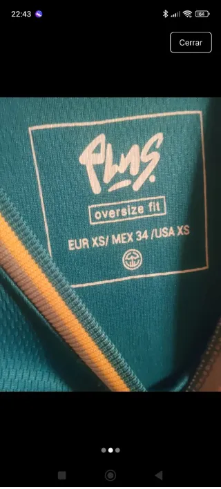 Camiseta de baloncesto Flug talla 36