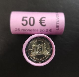 Moneda 2€ Lituania 2025 SC Lituania Menor